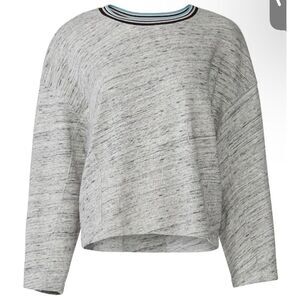 NEW Splendid Taffy Stripe Active Sweatshirt Rent the Runway Preloved L $138